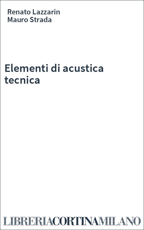 Elementi di acustica tecnica