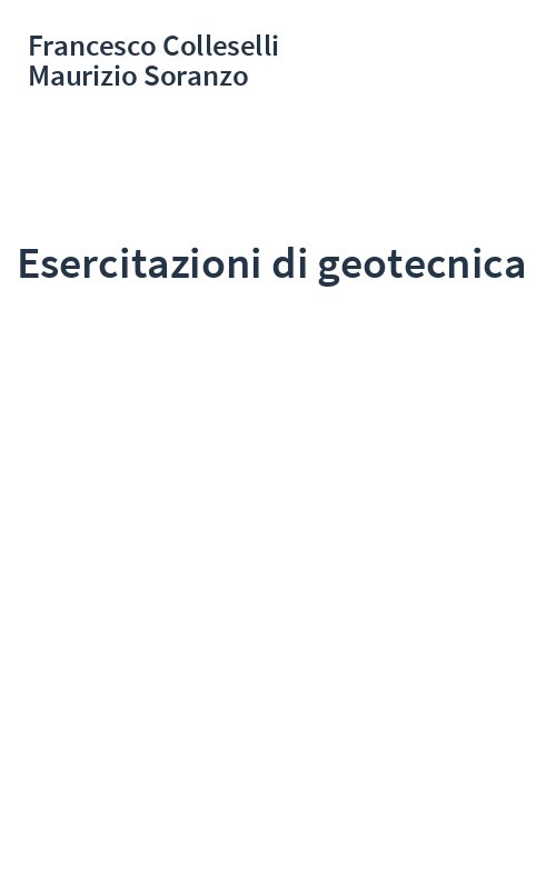 Esercitazioni di geotecnica