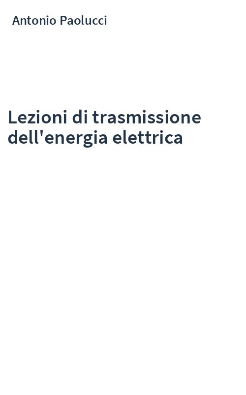 Lezioni di trasmissione dell'energia elettrica