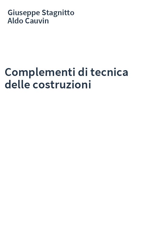 Complementi di tecnica delle costruzioni