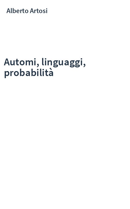 Automi, linguaggi, probabilità