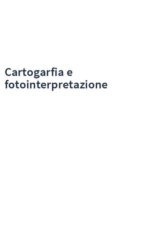Cartogarfia e fotointerpretazione