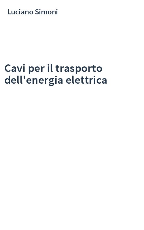 Cavi per il trasporto dell'energia elettrica