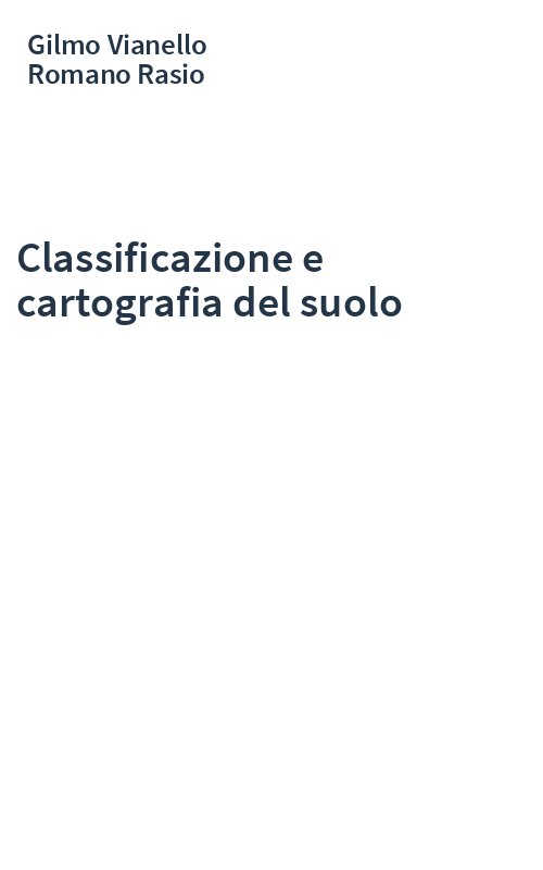 Classificazione e cartografia del suolo