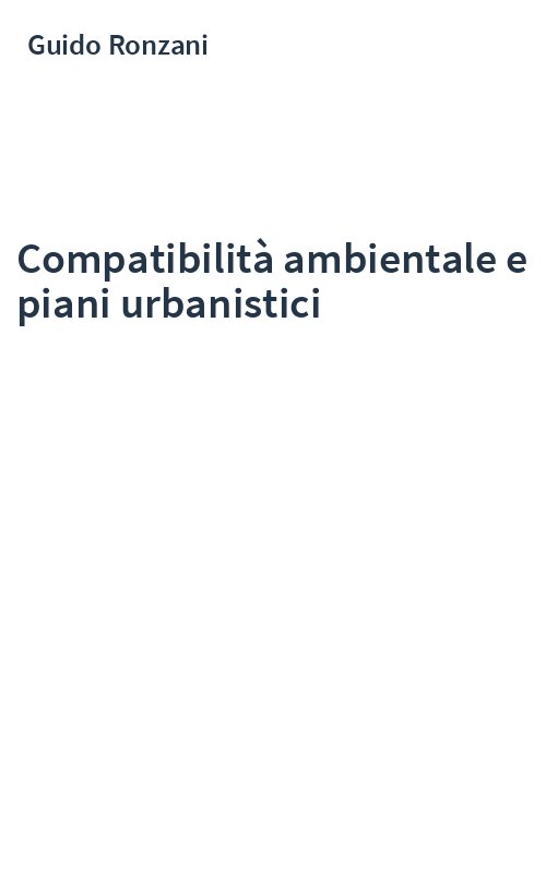 Compatibilità ambientale e piani urbanistici