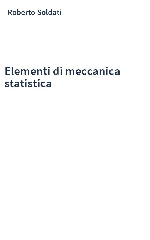 Elementi di meccanica statistica