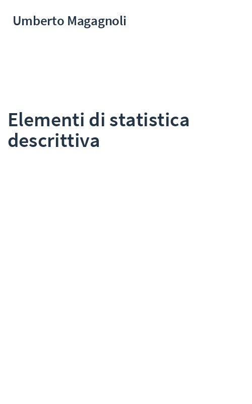 Elementi di statistica descrittiva
