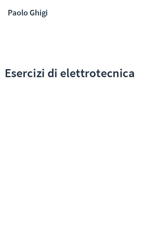 Esercizi di elettrotecnica