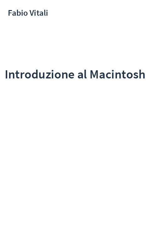 Introduzione al Macintosh