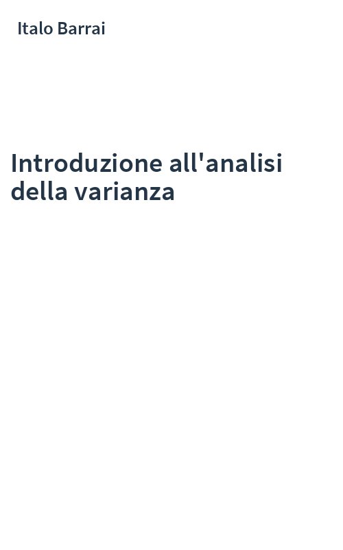 Introduzione all'analisi della varianza