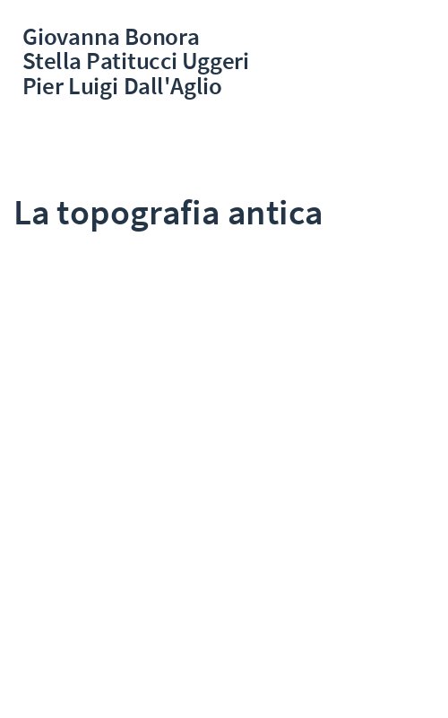 La topografia antica