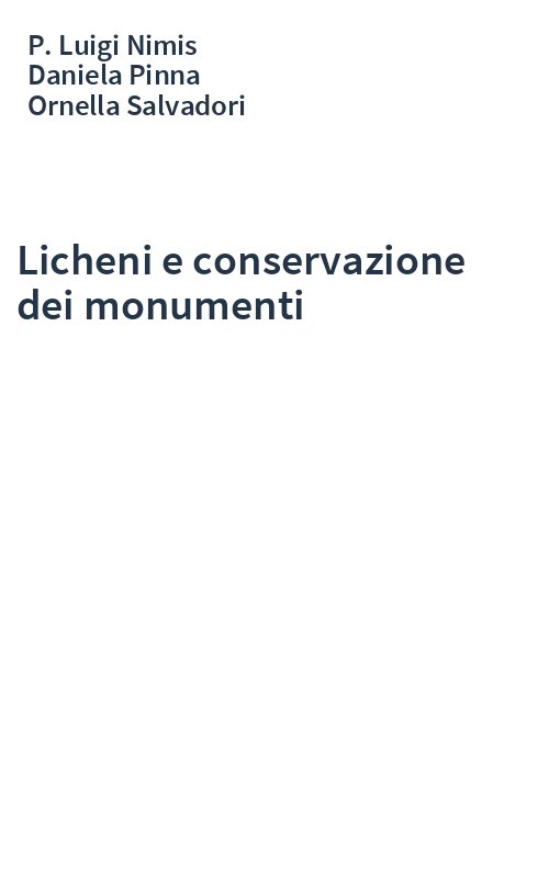 Licheni e conservazione dei monumenti