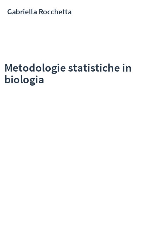 Metodologie statistiche in biologia