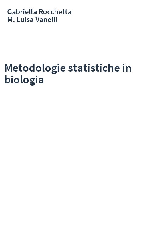Metodologie statistiche in biologia