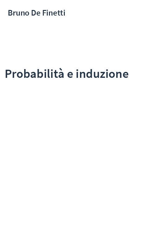 Probabilità e induzione
