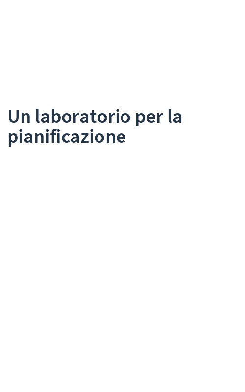 Un laboratorio per la pianificazione