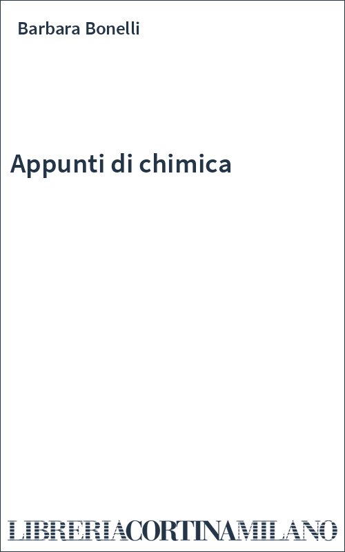 Appunti di chimica