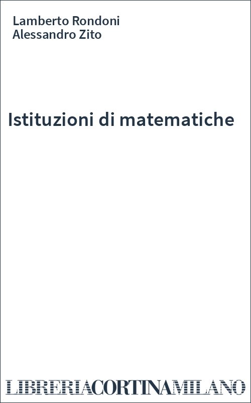 Istituzioni di matematiche