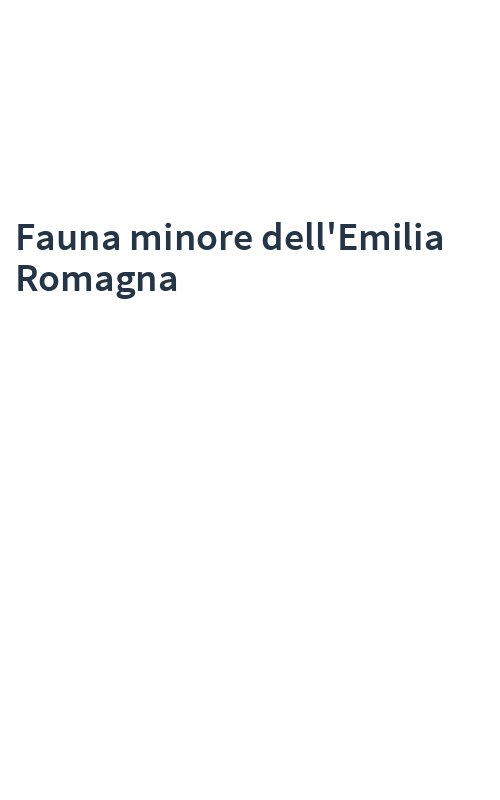 Fauna minore dell'Emilia Romagna
