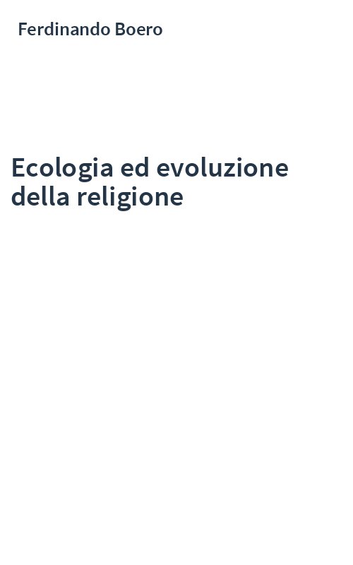 Ecologia ed evoluzione della religione