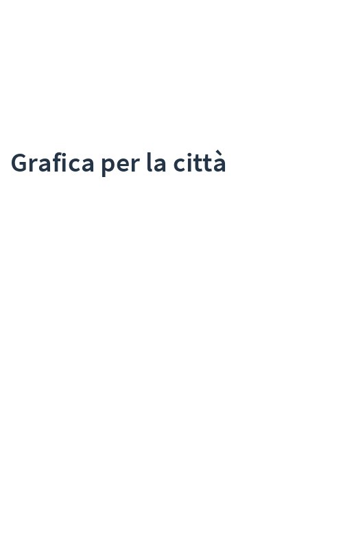 Grafica per la città