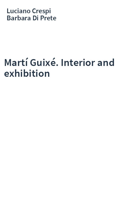 Martí Guixé. Interior and exhibition