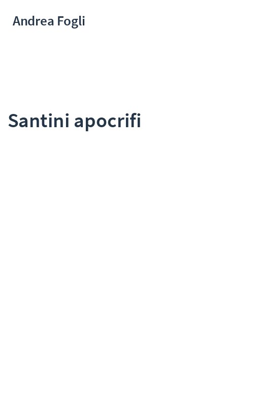 Santini apocrifi