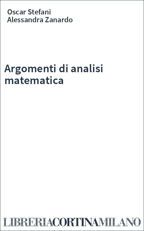 Argomenti di analisi matematica
