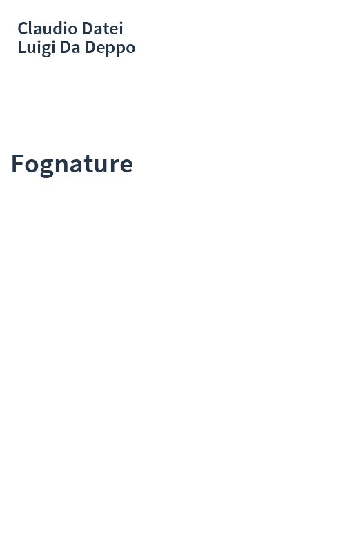 Fognature