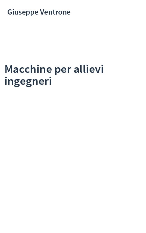 Macchine per allievi ingegneri