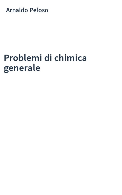 Problemi di chimica generale