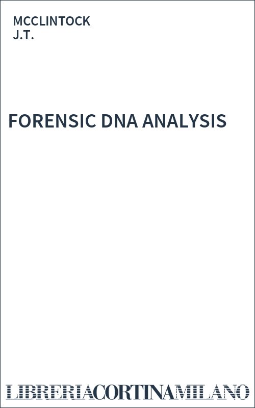 FORENSIC DNA ANALYSIS