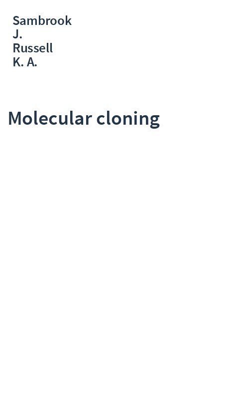 Molecular cloning