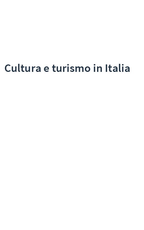 Cultura e turismo in Italia