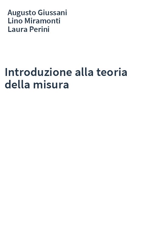 Introduzione alla teoria della misura