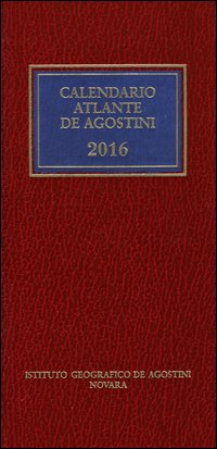 Calendario atlante De Agostini 2016