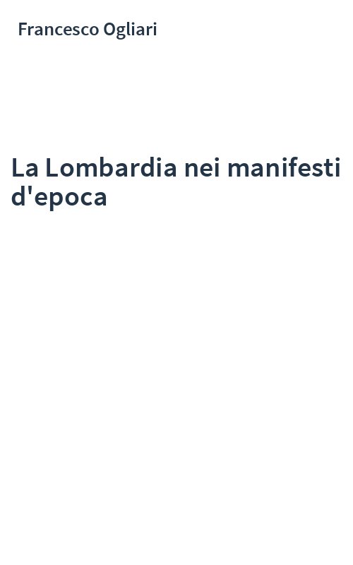 La Lombardia nei manifesti d'epoca