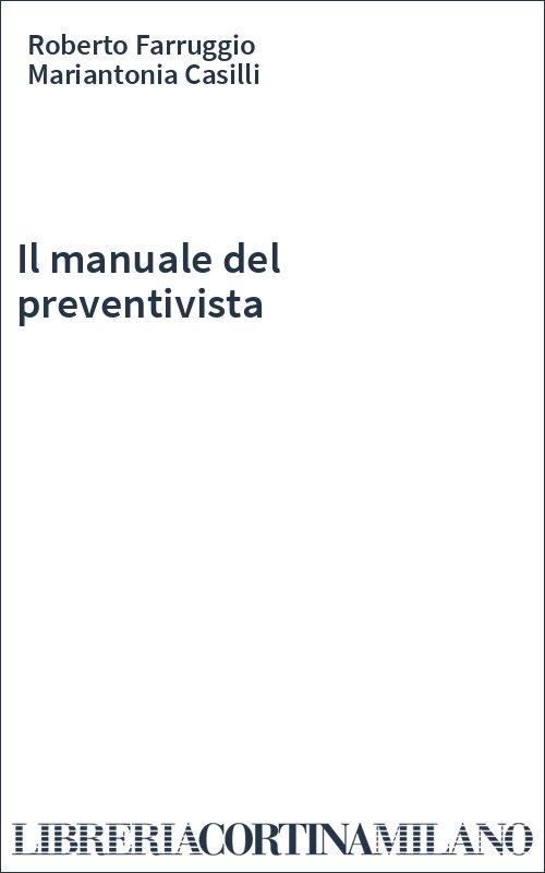 Il manuale del preventivista