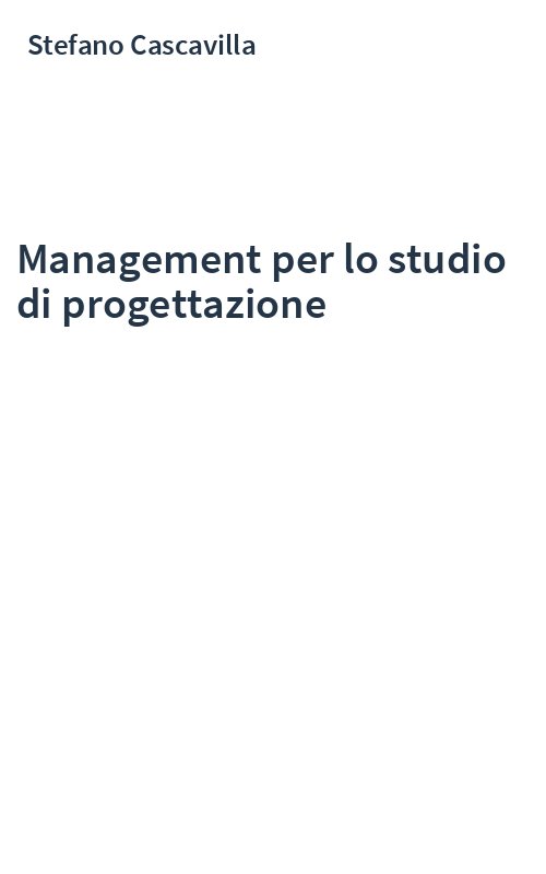 Management per lo studio di progettazione