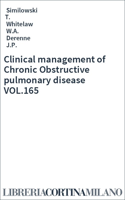 Clinical management of Chronic Obstructive pulmonary disease VOL.165