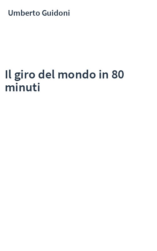 Il giro del mondo in 80 minuti