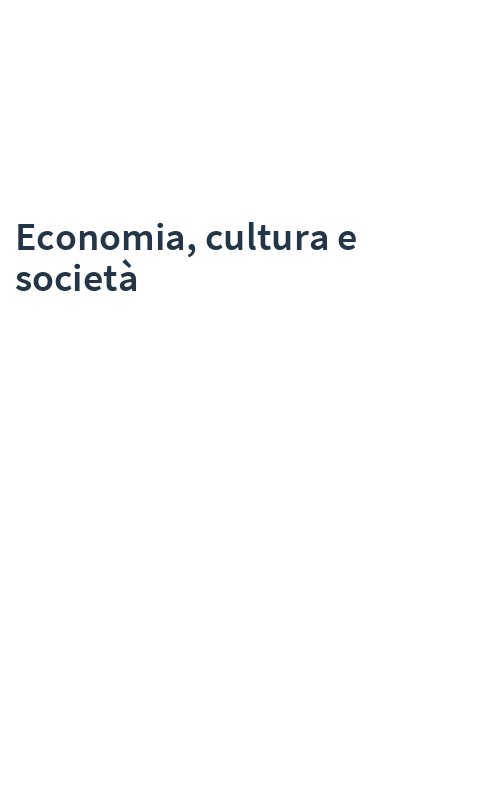 Economia, cultura e società