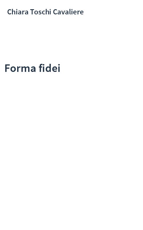 Forma fidei