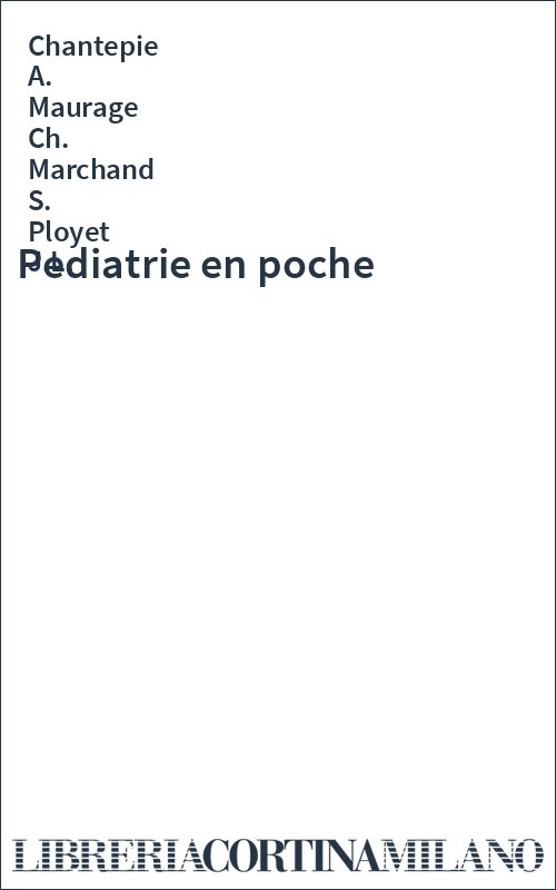 Pediatrie en poche