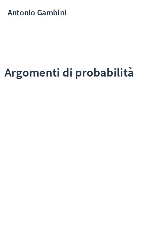 Argomenti di probabilità