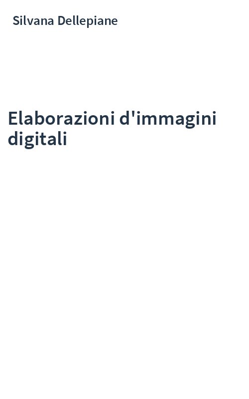 Elaborazioni d'immagini digitali