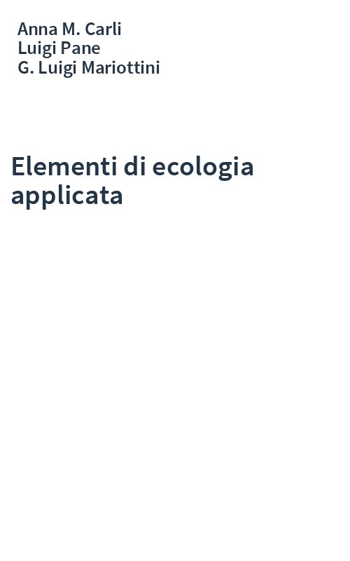 Elementi di ecologia applicata