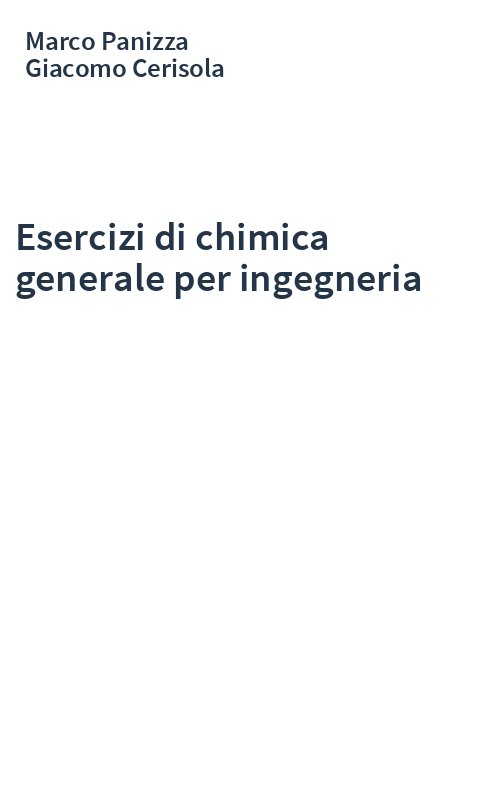 Esercizi di chimica generale per ingegneria