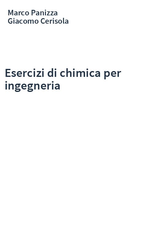 Esercizi di chimica per ingegneria