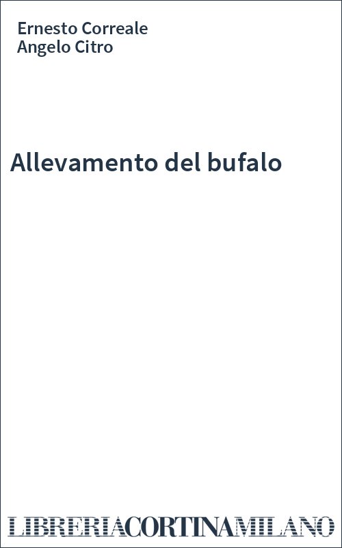 Allevamento del bufalo